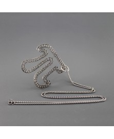 Pi number letter 3.14 necklace sterling silver