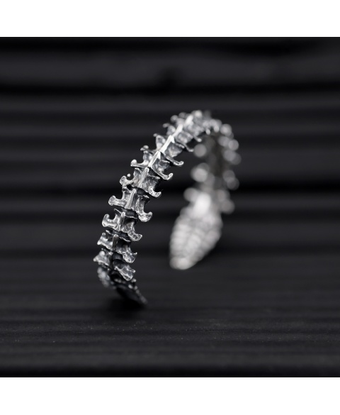 spine bracelet sterling silver