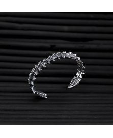 spine bracelet sterling silver