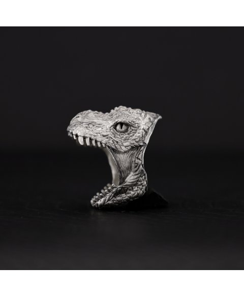 Tyrannosaurus rex sterling silver ring dinosaur