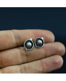 small juicer earrings sterling silver