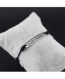 Positive bracelet mensaje sterling silver