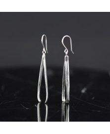 Earrings tweezers sterling silver
