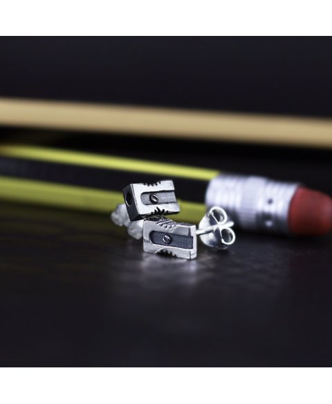 Mini earring pencil sharpener