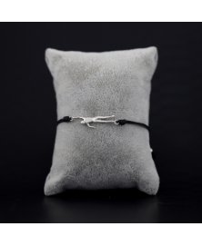 Sterling silver swimmer bracelet