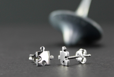 Pendientes puzzle earrings